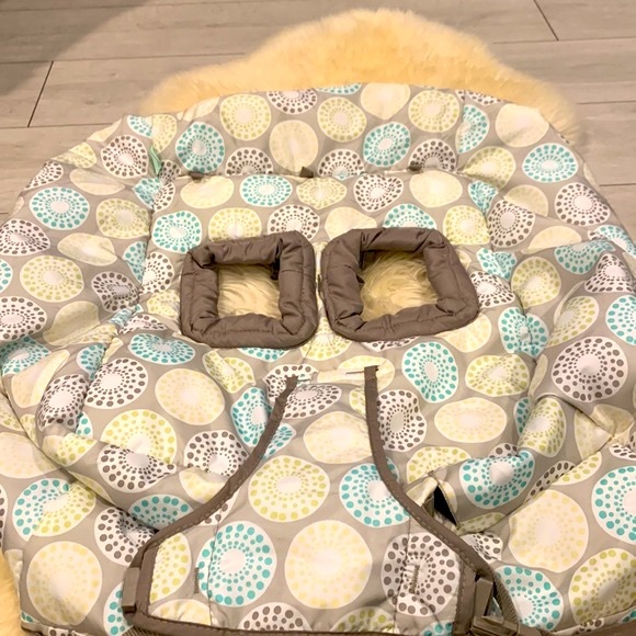 Comfort & Harmony Shopping Cart Cover In Colour Cream/Teal/Brown -NWOT - Picture 2 of 7